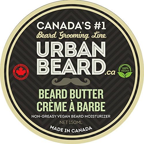 Urban Beard All Natural &amp; Vegan Friendly Organic Beard Butter for Men - 150ml