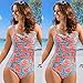 Leadmall Women’s Tankini Swimwear | Ladies Tummy Control One Piece Swimsuit | Floral Print Monokini Beachwearthumb 1