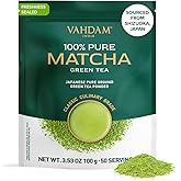 VAHDAM, Japanese Matcha Tea Powder (50 Cups,3.53oz) Sourced from Japan | Authentic Japanese Matcha Green Tea Powder | Classic Culinary Matcha From Japan