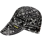 U.S. Welder Reversible Welding Cap Bandana Print (6 7/8, Black)