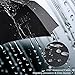 Saiveina Umbrella,Travel Umbrella 10 Ribs 210T Folding Waterproof & Windproof Umbrellas Women and Men Auto Open Close Umbrella