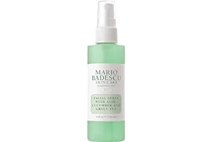Mario Badescu Facial Spray with Aloe, Cucumber and Green Tea for All Skin Types, Face Mist that Hydrates & Invigorates