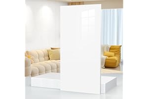 10pcs 23.6"x11.8" Marble Peel and Stick Waterproof Wall Panels - Heat-Resistant Backsplash Tile, PVC Wall Panels for Kitchen,