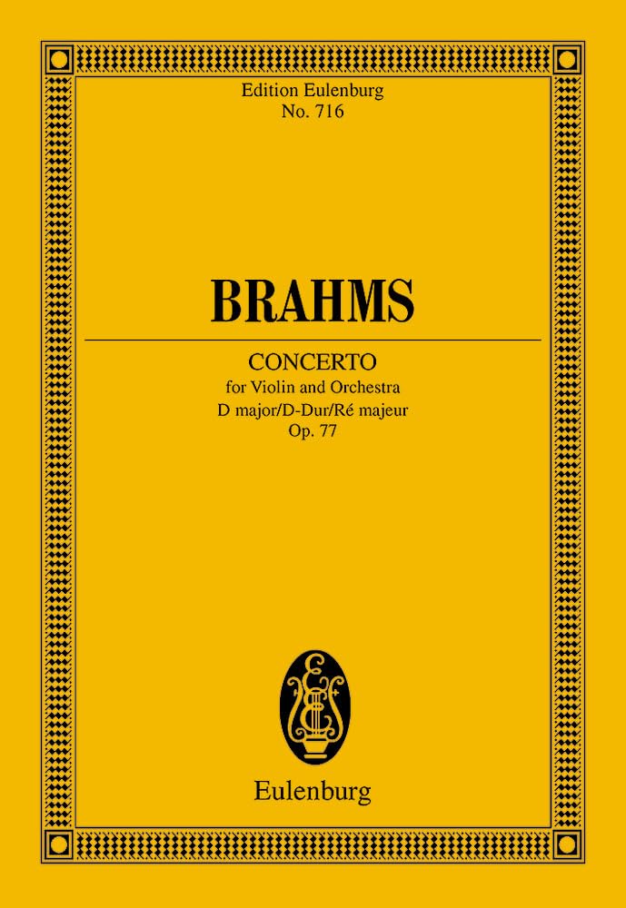 Violin Concerto Op. 77 in D Major. Miniature Score