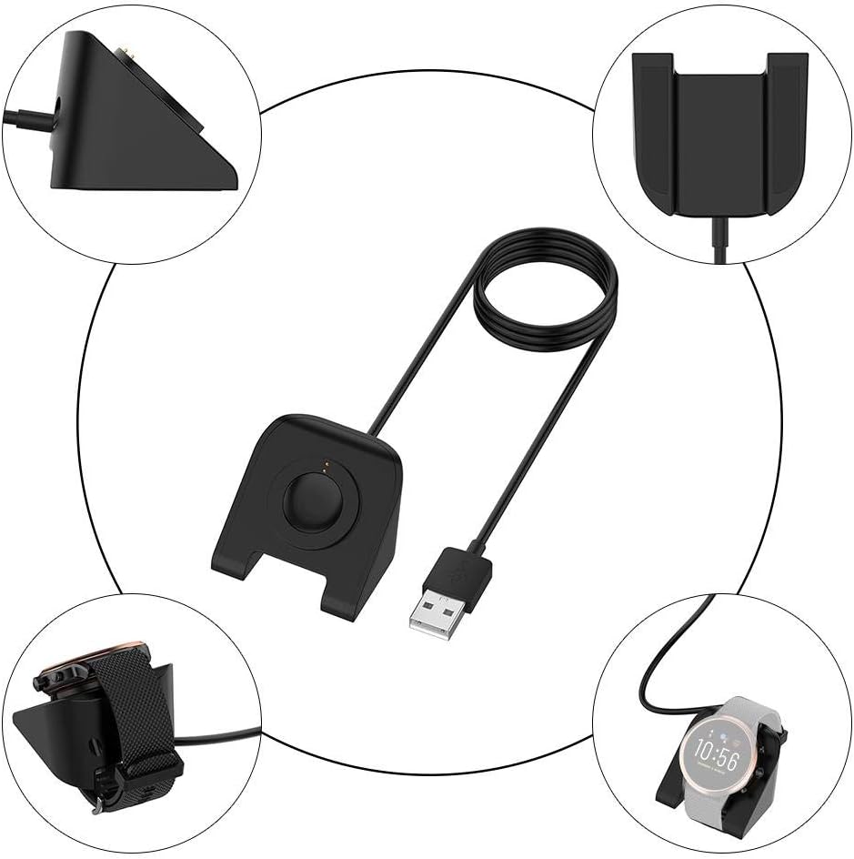 Ingeniously Charging Base For Fossil Gen 4 Gen 5 Smart Watch Simple and Portable Watch Charger Adapter for Scratch Protection