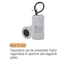 FOCMKEAS CBB60 Run Capacitor 70uF 450V AC 2 Wires