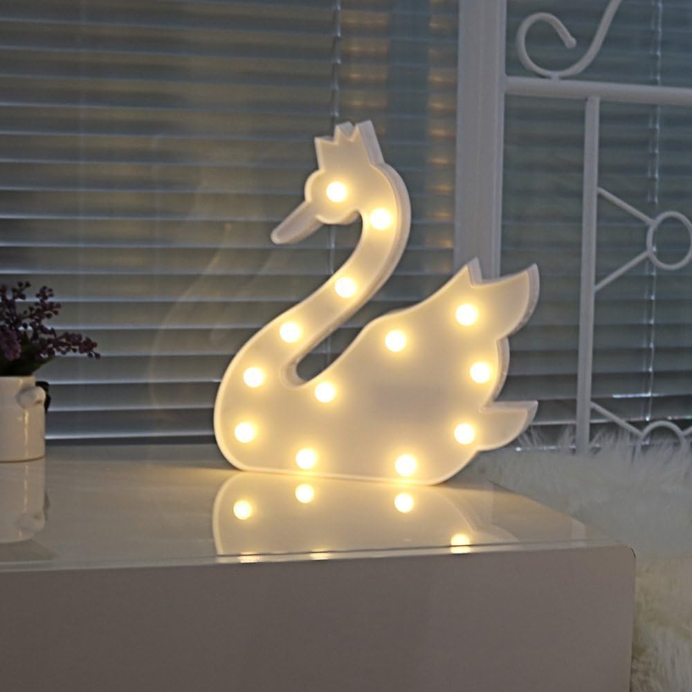 swan lamp nursery
