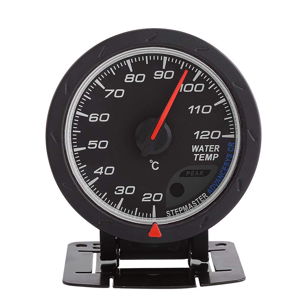 Keenso 12V Universal Water Temp Gauge Kit 20-120 ℃ Digital Blue LED Water Thermometer Gauge Meter 60mm For Auto Car Racer Truck Dashboard Parts