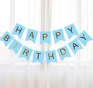 Mashoor Party Maker Happy Birthday Banner Bunting Flag Banner