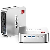 ACEMAGIC K1 Mini PC AMD Ryzen R2544 (4C/8T Up to 3.7GHz) 8GB DDR4 256GB SSD | | Win 11 Pro Mini Computer, Triple 4K Display, USB-C, Gigabit Ethernet, WiFi, BT, VESA, NAS/Home Office