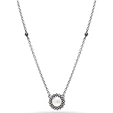 LeCalla Women's 925 Sterling Silver Freshwater Pearl Necklace | Freshwater Cultured Pearl Pendant Jewelry | Pearl Pendant Necklace | Jewelry for Women | Silver Pearl Necklace | Silver Jewelry Gift for Women