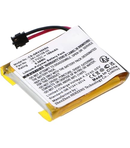 Battery 3.7V 0.7Ah Li-ion For Garmin Forerunner 305 - Foto 8