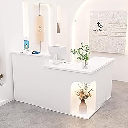 SUZEPER Modern Reception Desk Counter