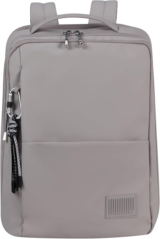 Wander Last - Damen Laptop-Rucksack 14.1" (37.5 cm) - Business & Schulrucksack mit Flaschenhalter, Ergonomisch, Wasserabweisend - 14L - Rosa (Ash Rose)