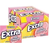EXTRA Pink Lemonade Sugar Free Chewing Gum, Bulk Pack, 150 Sticks | Tangy pink lemonade sugar free gum for busy days, breaks inbetween meals. commutes and refreshing flavor on the go