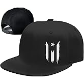 FACITE Flat Bill Hats for Men Snapback Hats for Men Baseball Cap for Men Black Snapback Women Fitting Hat