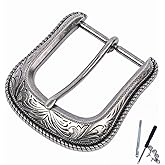 XIYYOUC 1.6” (38mm-42mm) Belt Buckle Western Men's Women's Single Pin Replacement Buckle Heavy Duty Belt Buckle