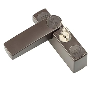 Burg Wächter Winsafe WS 11 BR SB Fenstersicherung, 1 StÃ¼ck 142 x 87 x 52 Braun