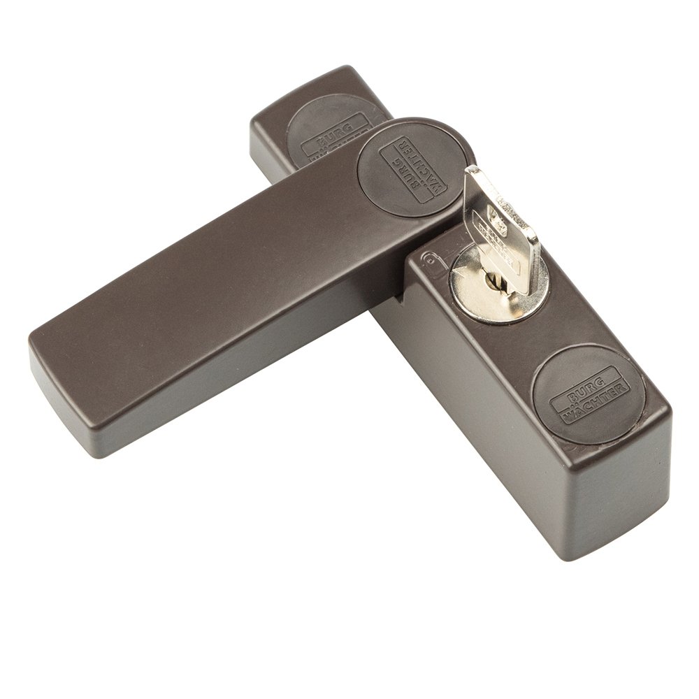 Burg-Wächter Winsafe WS 11 BR SB Window Protection, Brown,42 x 24 x 35 mm, Braun