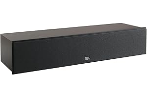 JBL Stage 2 245C Black 2-Way, Quad 4.5" Woofer, 1" Aluminum Tweeter Center Channel Loudspeakerr (Black)