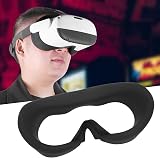BROLEO VR Face Cover Silicone Integrated Wear Resistant for Games Black view 8