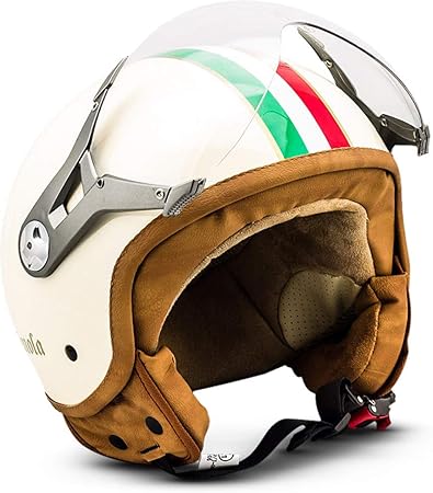 Soxon SP-325 - Casco Moto, ECE Certificado, con parasol y bolsa de ...