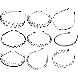 Cerchietto In Metallo Bianco Con Denti Ritorti E Applicazioni Sferiche – Accessorio Capelli Elegante - 5