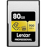 Lexar 640GB CFexpress Card | CFexpress Type A card with 900MB/s read, 800MB/s write for 8K video, photography and data storage