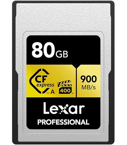 DELKIN Devices Scheda Di Memoria CFexpress Tipo A 80GB – VPG-400 – Lettura 880MB/s – Per Sony A1, A7S III, A7 IV, FX3