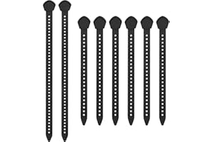 Snowshoe Straps for MSR Snowshoe Bindings Replacement Straps, Includes 6x12 and 2x18 Straps, Compatible with MSR Denali Evo A