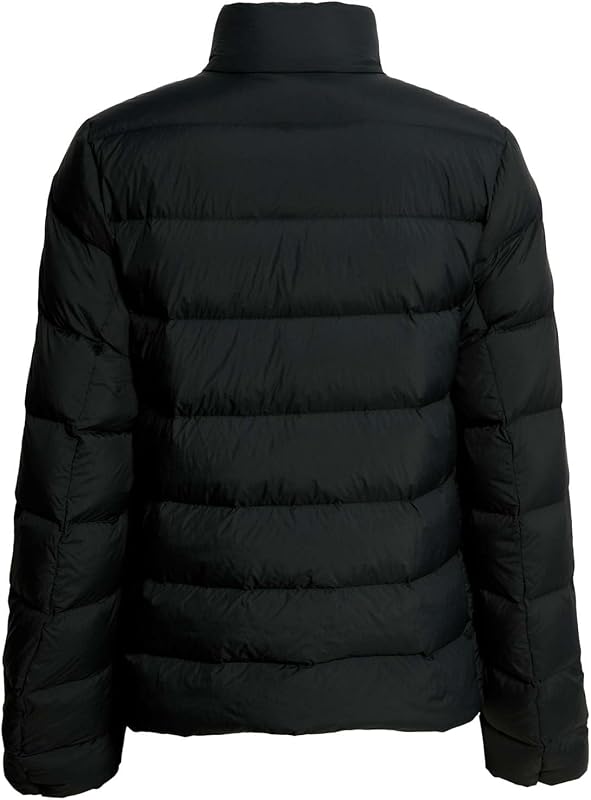 Chaqueta acolchada de guardado fácil con plumas y plumón Negro UK 18 (EU 46)