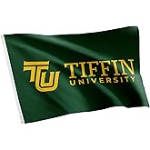 Desert Cactus Tiffin University TU Flag - 3 x 5 Feet Dragons Banner, Indoor/Outdoor Durable Fabric, 100% Polyester Design (Style 2a)