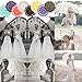 Remedios(19 colors) Wedding Embroidery Cotton Lace Sun Parasol Umbrella Black