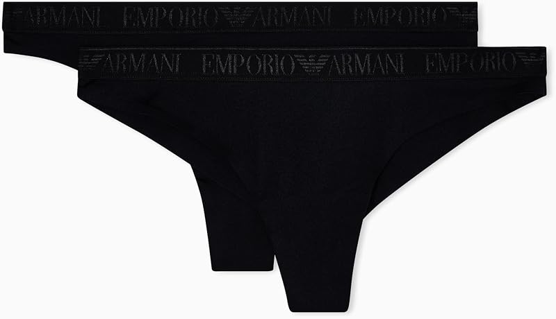 Damen Brasilian Boxershorts, Black/Black, L