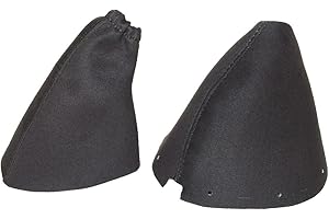 The Tuning-Shop Ltd FITS Nissan 350Z 2002-2008 Shift & E Brake Boot Black Suede