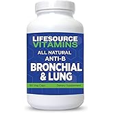 LifeSource Vitamins All Natural Anti-B Bronchial & Lung Support – 14 All Natural Ingredients - 90 Capsules - Proprietary Formula