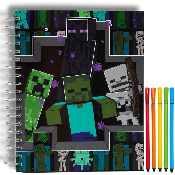 Amazon.com: Minecraft: Creeper Squishy Lock & Key Diary