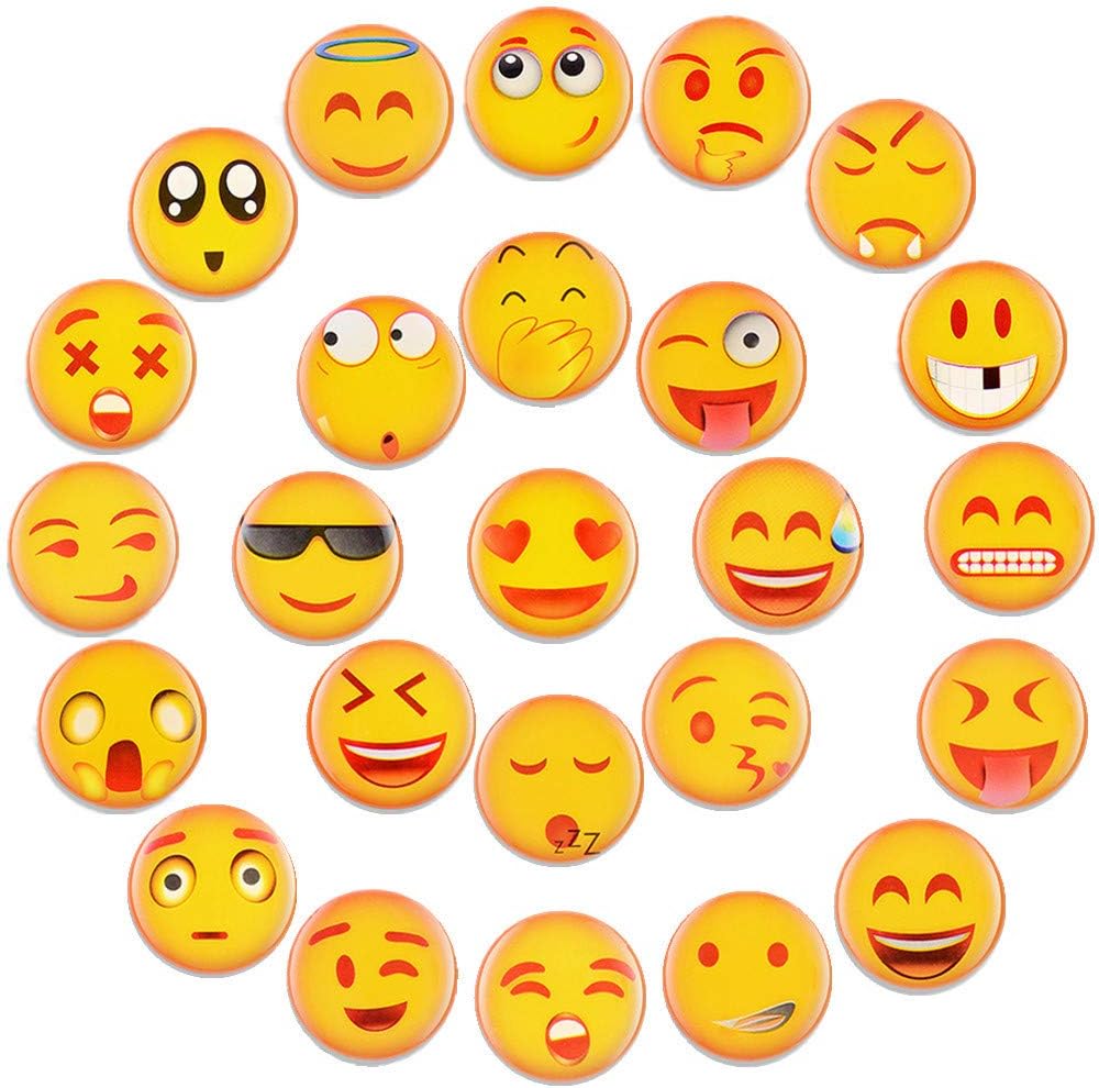 Ubaoxin Emoji Fridge Magnets, Refrigerator Magnets, 257PCS 3D Funny Cute Magnets Perfect for Magnetic Message Whiteboard, Office Cabinets, Best Home Decorations Gift