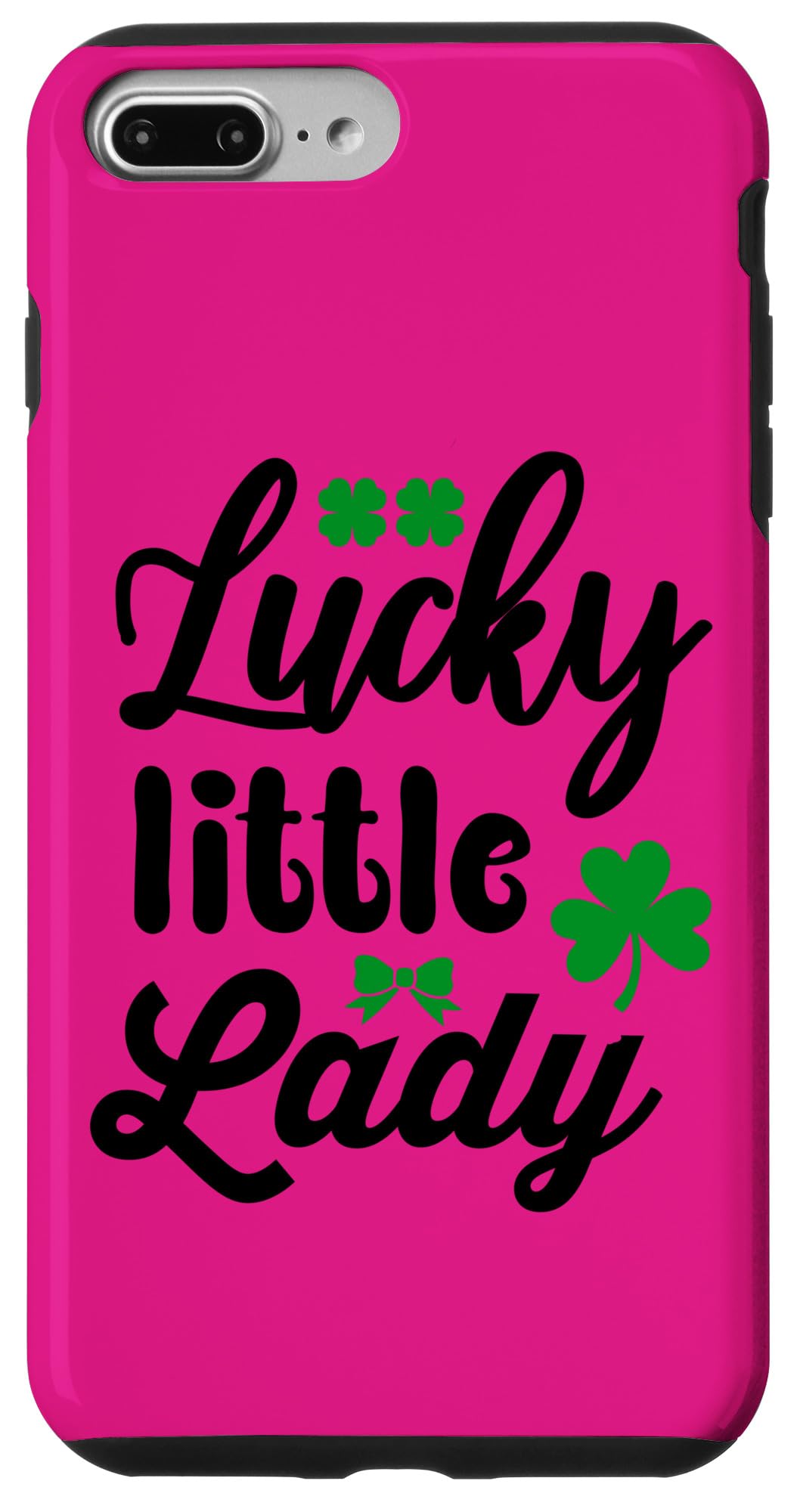 iPhone 7 Plus/8 Plus Lucky Little Lady Irish Girl Saint Patrick's Day Shamrock Case
