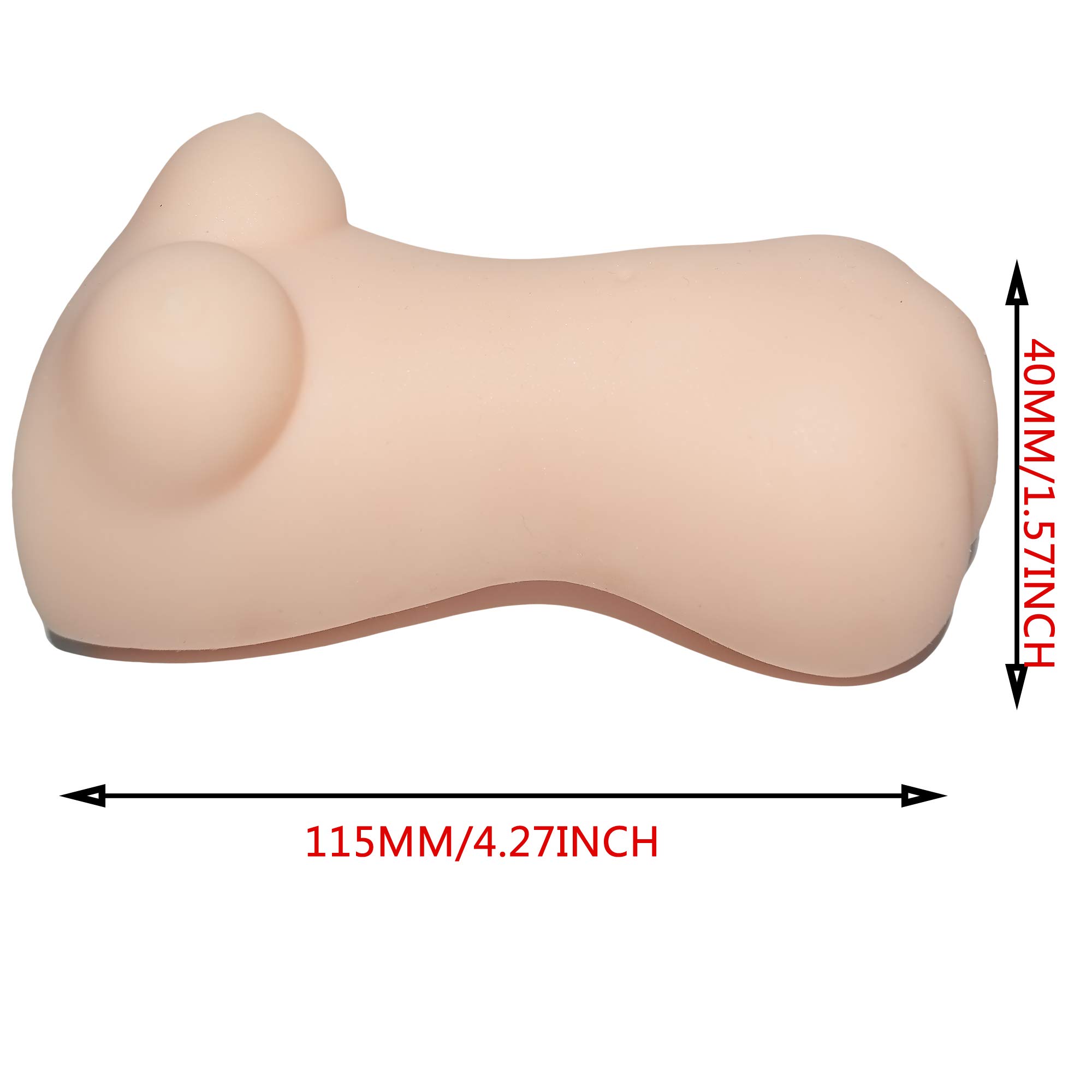 Masturbator Realistisch Masturbatoren Männer Vagina Pussy Anus und Busen Masturbieren Medizinisches Silikon (L)