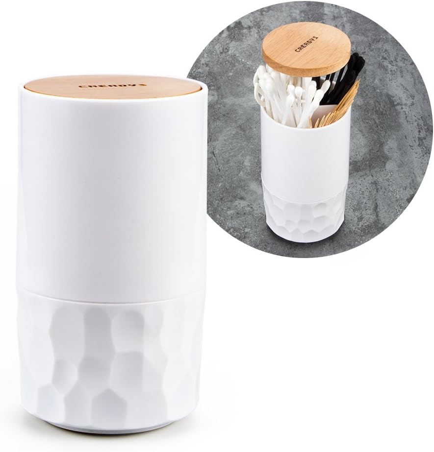Cotton Bud Holder Dispenser, Cotton Swab Box Container Toothpick