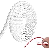 Peel and Stick Molding, Flexible Molding Trim for Walls 118.11 Inch Decorative Bead Pearl DIY Wall Trim, for Bathroom Mirror Frame Border Backsplash Tile Ceiling Cabinet TV Wall Edge (0.59 in)