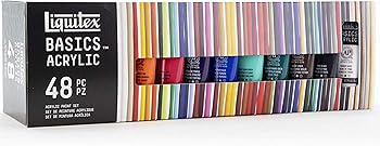 Liquitex BASICS 48 Tube Acrylic Paint Set
