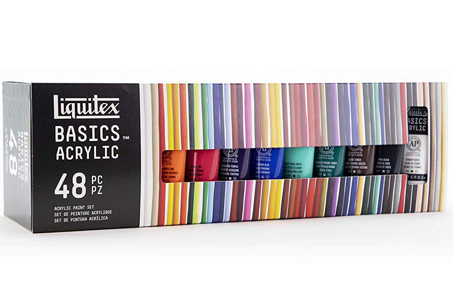 Liquitex BASICS 48 Tube Acrylic Paint Set, 22ml Buy Online in United