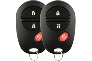 Key Fob Keyless Entry Remote Replacement for Toyota Tacoma Tundra Sienna Sequoia Highlander - 3 Buttons Car Key Fob FCC: GQ43
