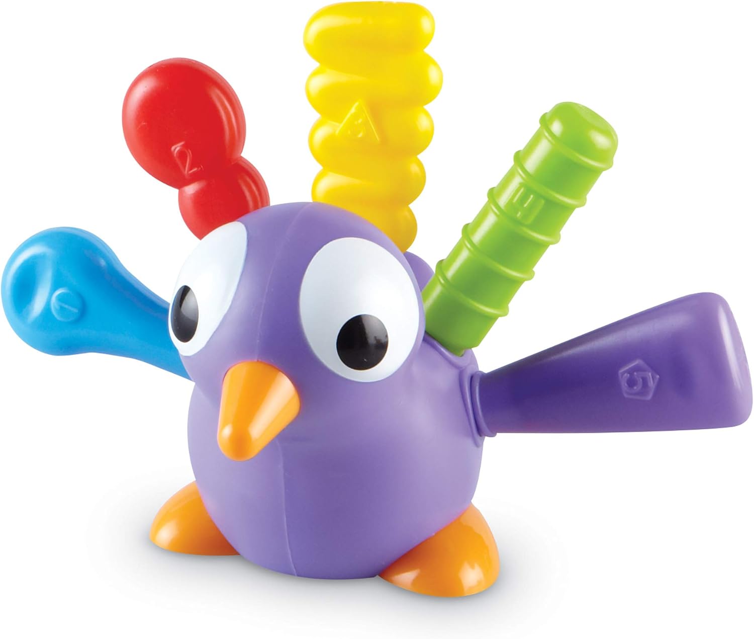 Learning Resources Pedro the Fine Motor Peacock, Multi-color, Small