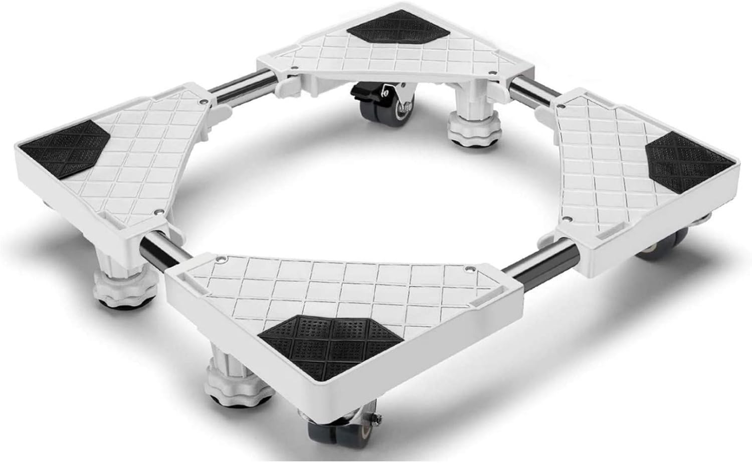 Washing Machine Pedestal Base, Mini Fridge Stand Mobile Base with 4 Locking Refrigerator Wheels