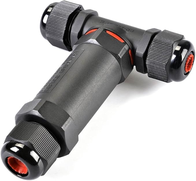 Idealeben Waterproof Connecting Sleeve Junction Cable Connector TShape