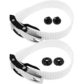 VANZACK Roller Skate Shoes Straps Replacement Ice Skate Buckle Strap with Screws 11.02in Buckle Replacement for Strap for Roller Skates Accessories