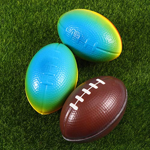 BESPORTBLE Mini Foam Football Rugby Toy Bouncing Elastic Sponge Ball